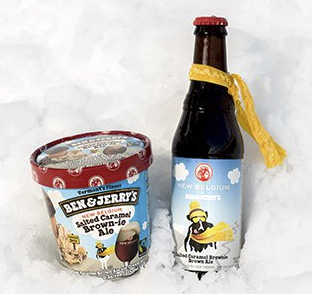 Bierijs van Ben and Jerry's in samenwerking met New Belgium Brewing